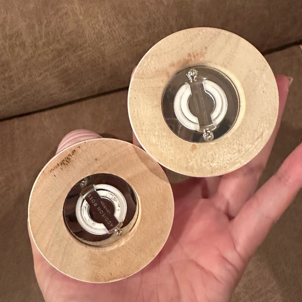 Addison Ross Pink Bobbin Salt and Pepper Grinders - Picture 7 of 10